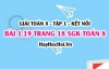 Bài 1.19 SGK Toán 8 tập 1 Kết nối tri thức